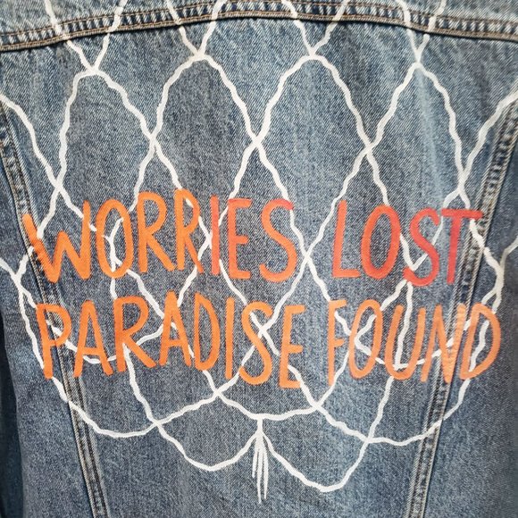 Wren + Glory x Lucky Brand One-of-a-Kind Coachella Denim Jacket! - Picture 9 of 15